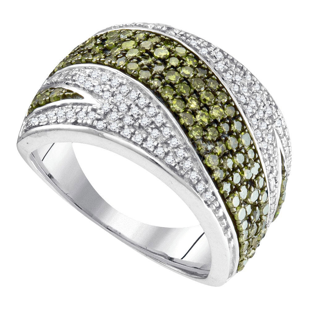 1/2CTW-DIA GREEN RING