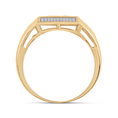 3/8CT-DIA MICRO-PAVE MENS RING