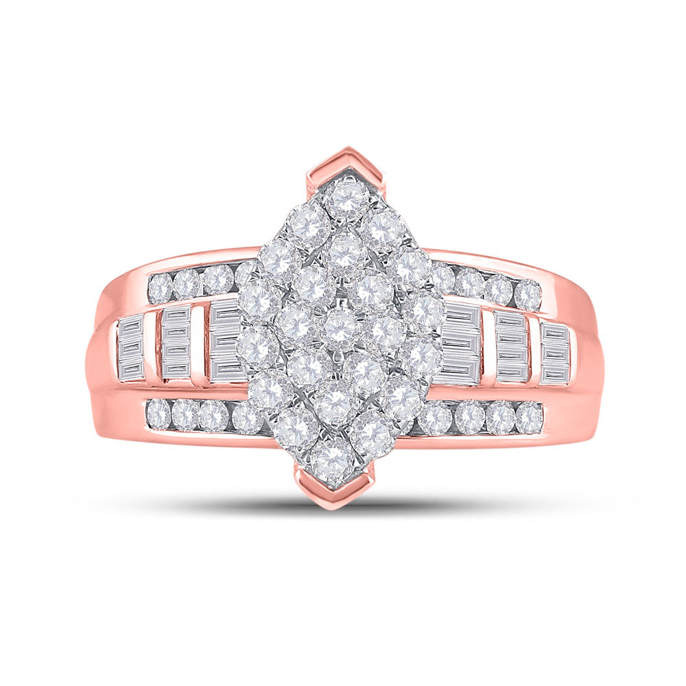 1CTW-DIA FASHION RING