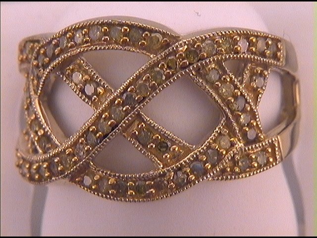 1/2CTW-DIA FASHION YELLOW RING