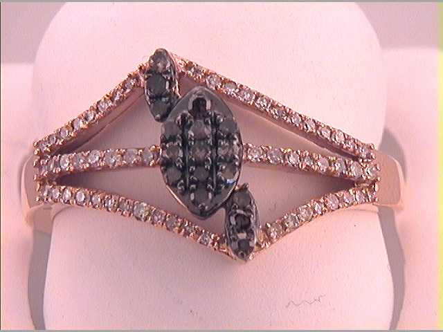 1/3CTW-DIA FASHION BROWN RING