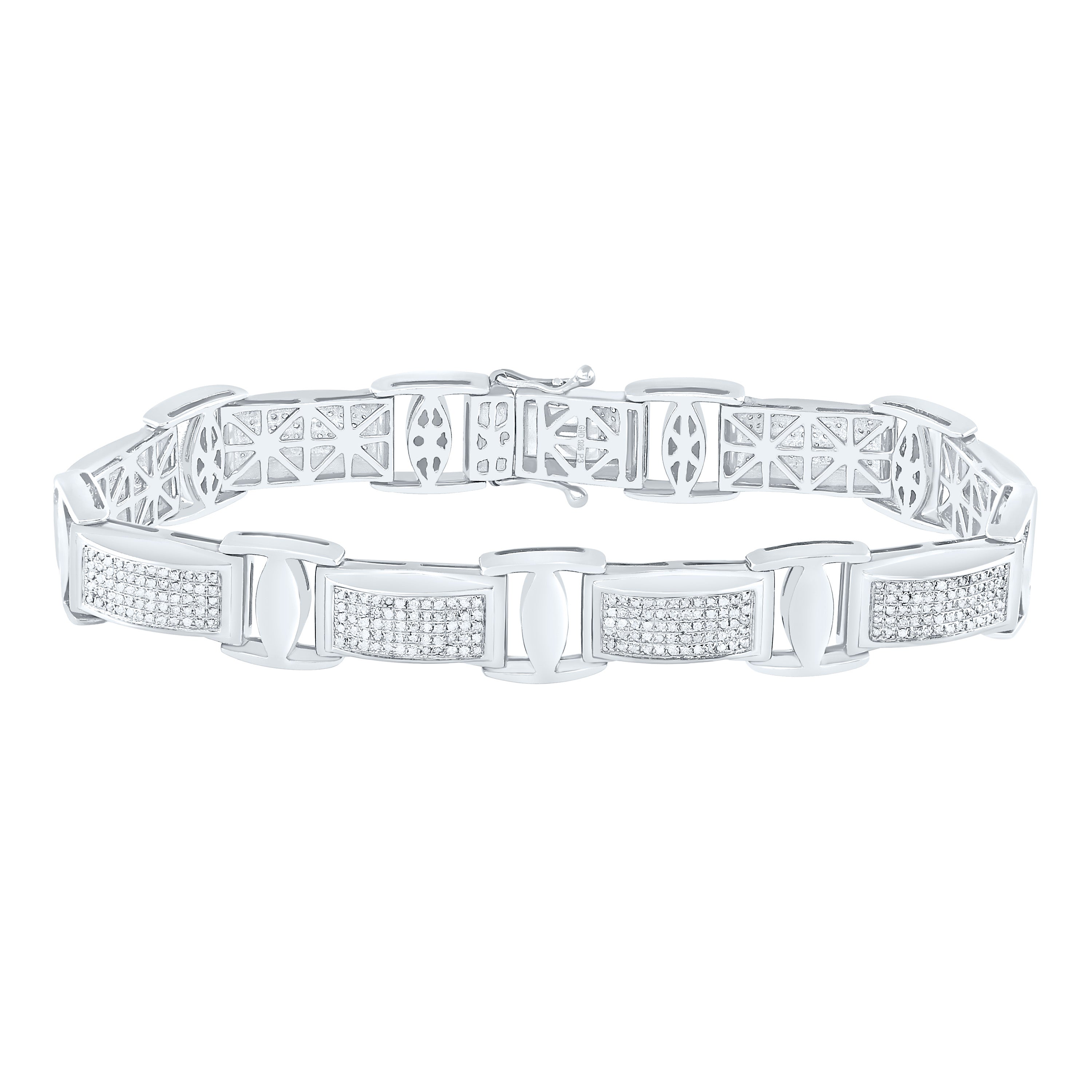1 5/8CT-DIA MICRO-PAVE BRACELET