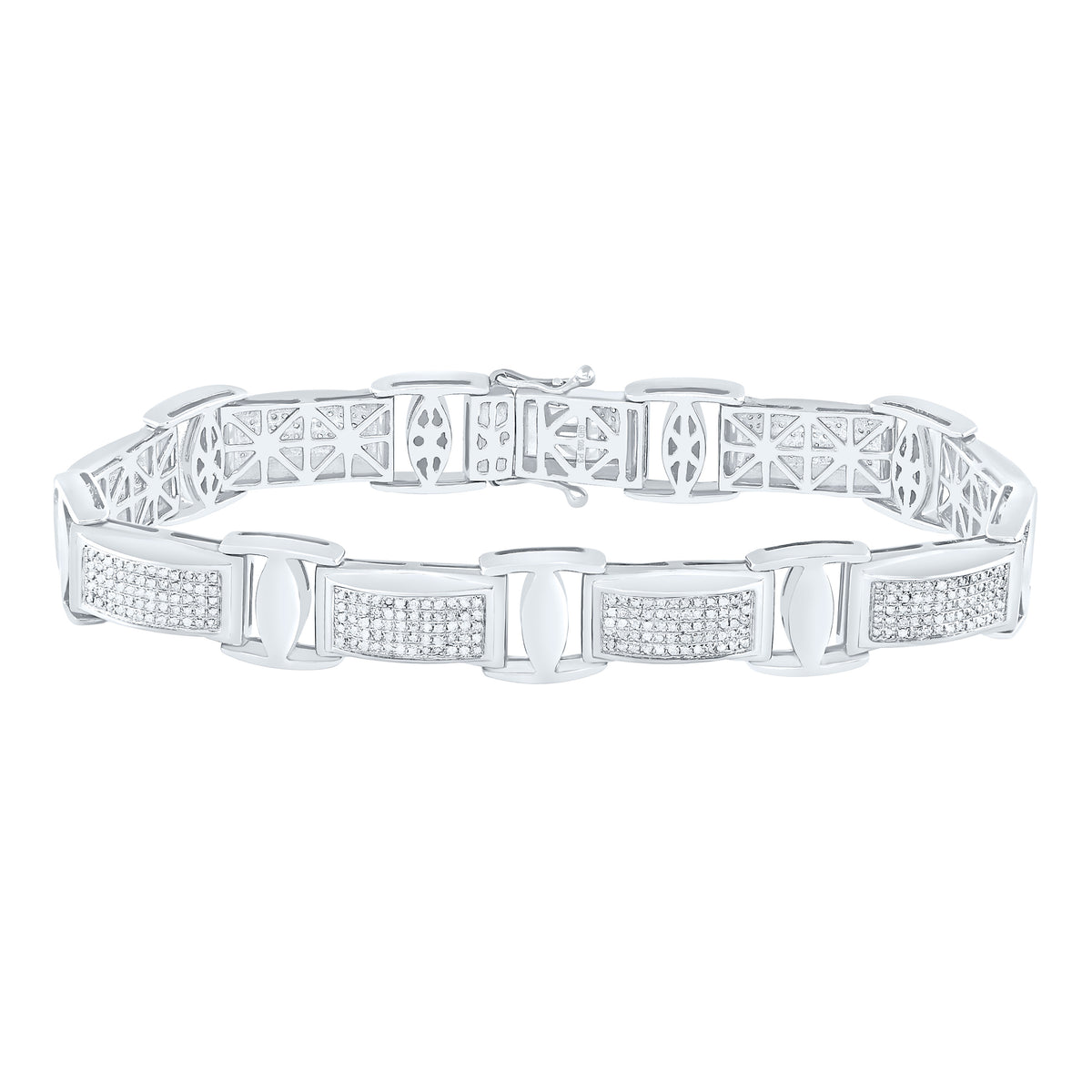 1 5/8CT-DIA MICRO-PAVE BRACELET