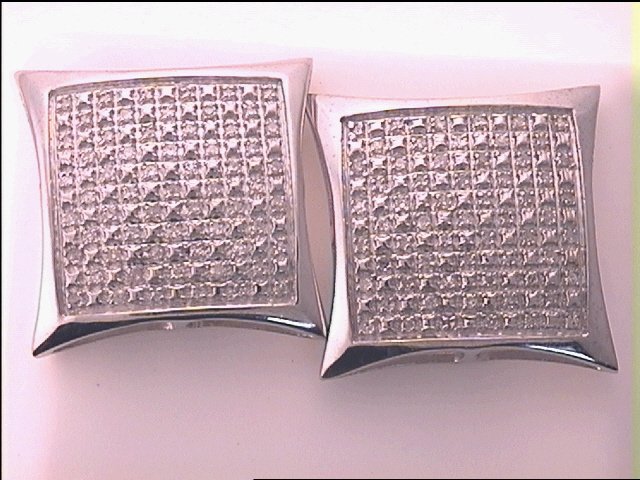 1/3CT-DIA MICRO-PAVE EARRING