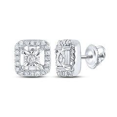 1/5CTW-DIA P3 GIFT SQUARE EARRINGS