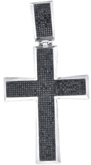 2  1/3CT-DIA MENS CROSS CHARM