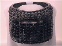 4 3/4CT-DIA BLACK DIAMOND RING