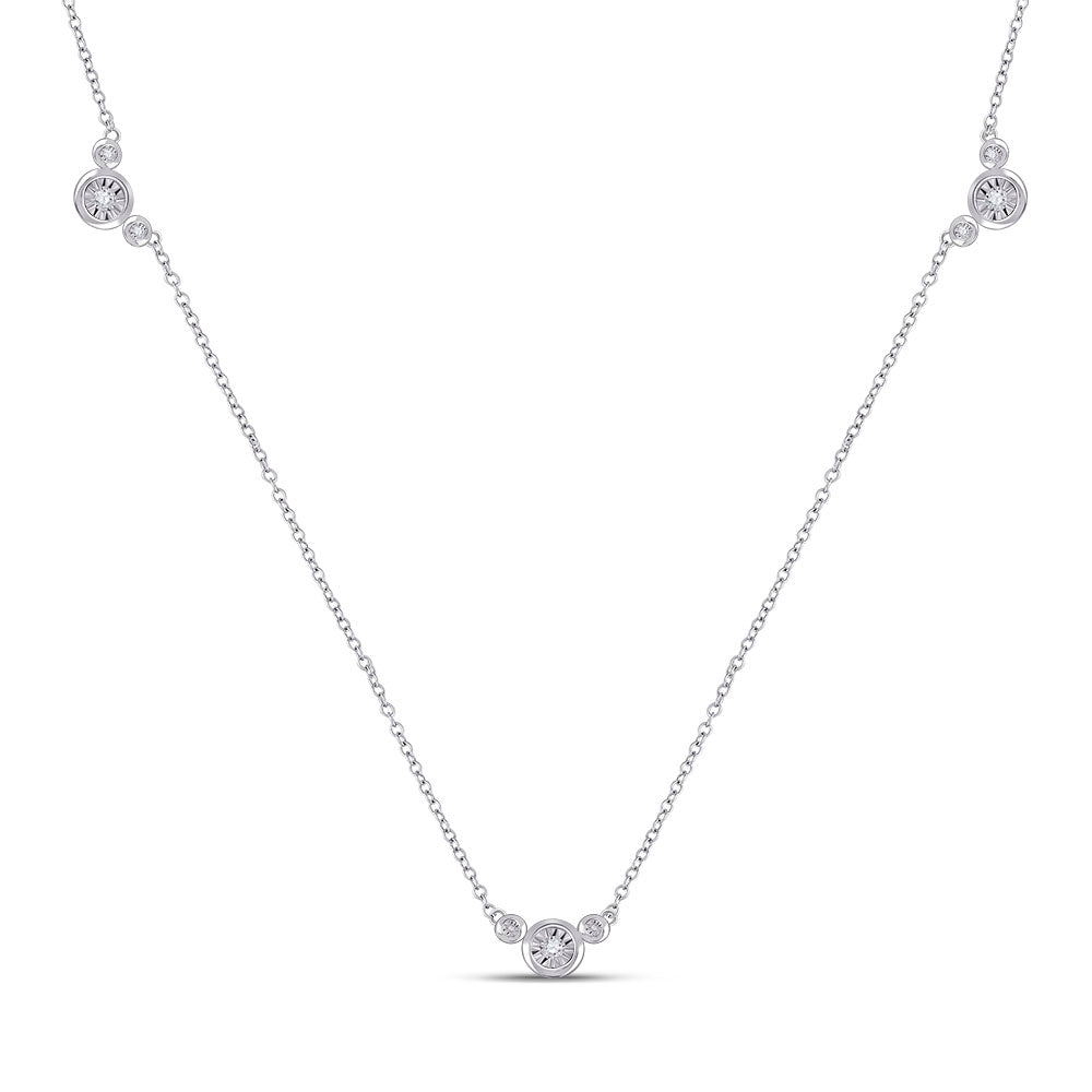 1/8CT-DIA Womens NECKLACE