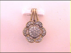 1/8CT-DIA MICRO-PAVE PENDANT