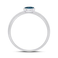 1/200CTW-DIA MICRO-PAVE RING
