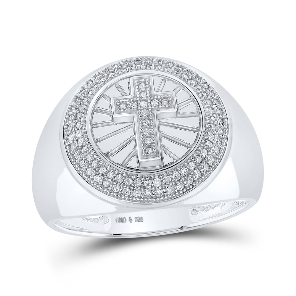 1/3CT-DIA MICRO-PAVE MENS BAND