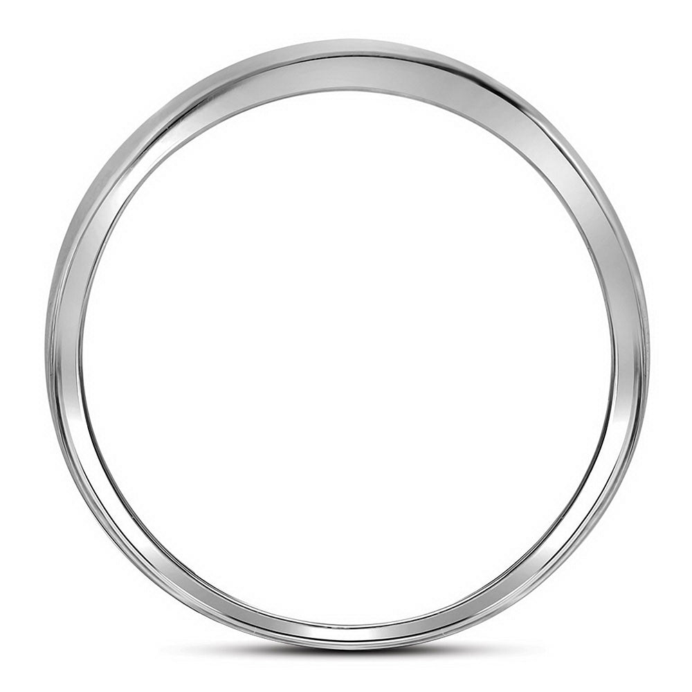 10kt White Gold His & Hers Round Diamond Cluster Matching Bridal Wedding Ring Band Set 1/5 Cttw