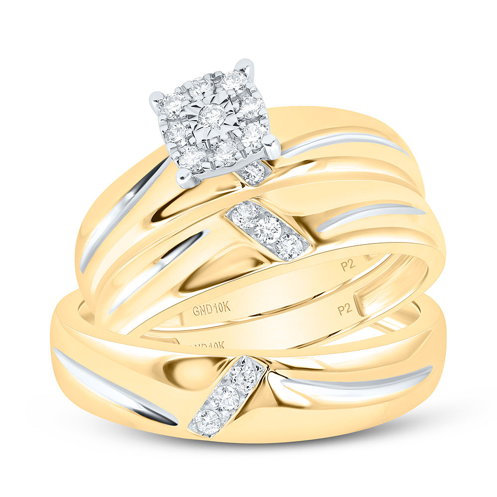 1/5CTW-DIA FASHION TRIO-SET