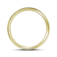 10kt Yellow Gold Mens Round Diamond Wedding Band Ring 1.00 Cttw