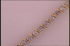 2 Cttw-DIA TENNIS YELLOW BRACELET