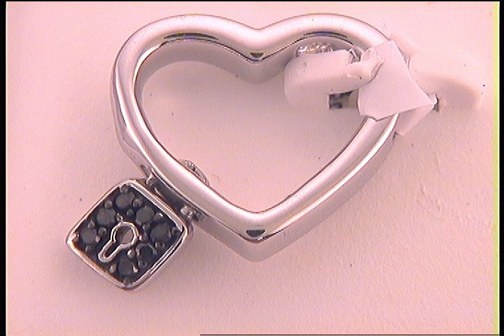 1/20CTW-DIA BLACK DIAMOND PENDANT