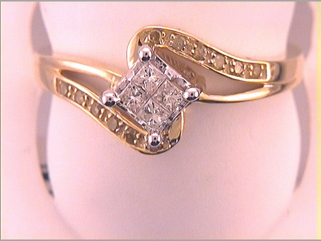 1/4CTW-DIA GIFT YELLOW DIAMOND RING