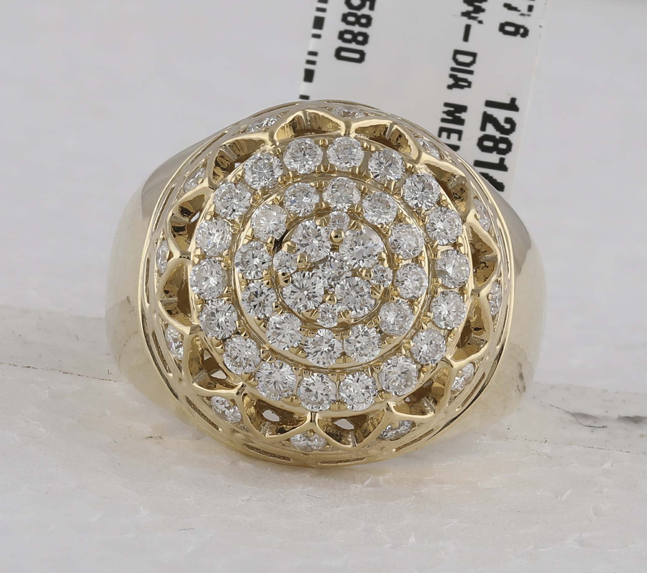 1 1/2CTW-DIA MENS RING