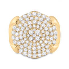 2 3/4CTW-DIA MENS RING