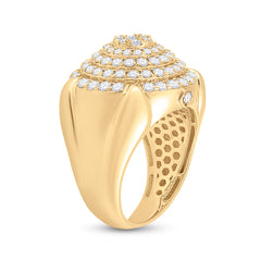2 3/4CTW-DIA MENS RING
