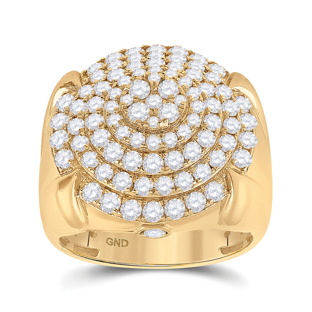 2 3/4CTW-DIA MENS RING