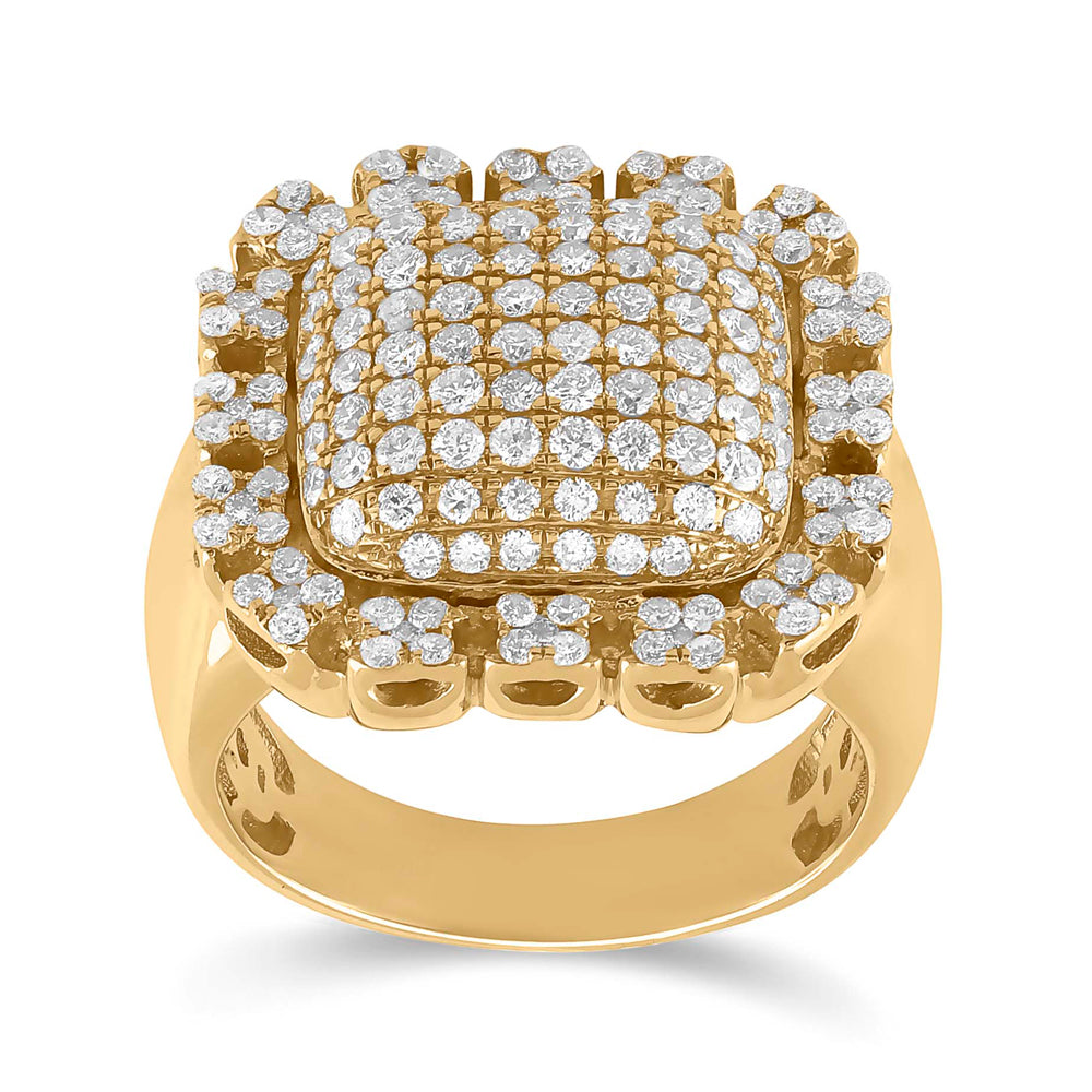 2 1/2CTW-DIA MENS RING