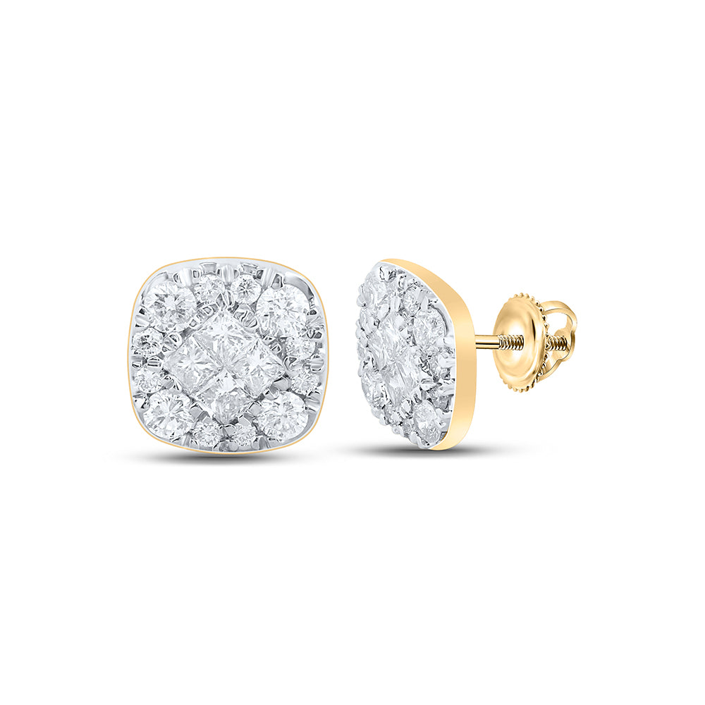 1CT-DIA ANA SQUARE SOLIEL EARRING