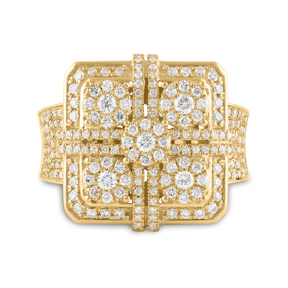 2 CT-DIA MENS RING