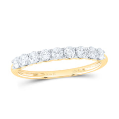 1/2CTW-DIA ANA M FASHION HIGH LADIES WEDDING BAND