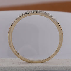 10kt Yellow Gold Womens Round Diamond Bridal Wedding Engagement Ring Band Set 1/2 Cttw