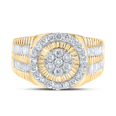 1 3/4CTW-DIA MENS RING