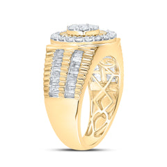 1 3/4CTW-DIA MENS RING