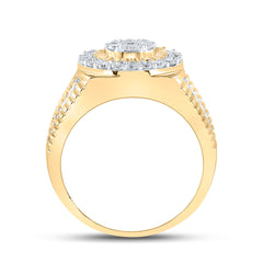 1 3/4CTW-DIA MENS RING