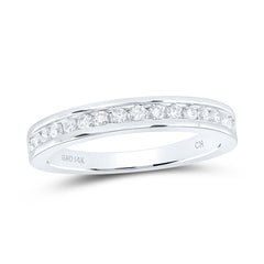 1/3CTW-DIA CN LADIES MACHINE SET BAND