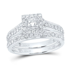 7/8CTW-DIA 1/5CT-CPR BRIDAL RING