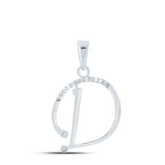 1/12CTW-DIA P1P2 GIFT INITIAL " D " PENDANT