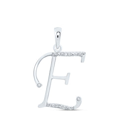 1/12CTW-DIA P1P2 GIFT INITIAL " E " PENDANT