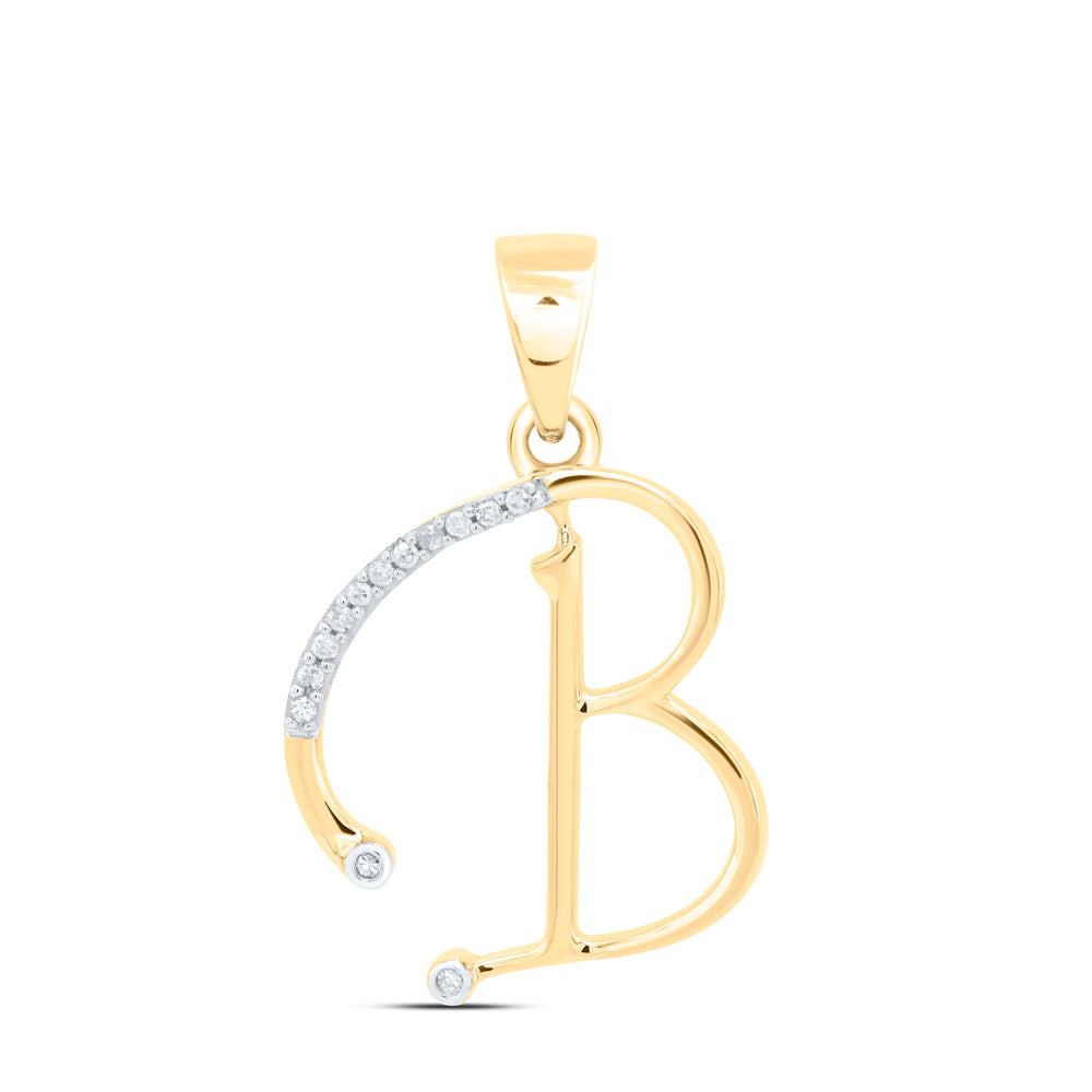 1/12CTW-DIA  "" B "" PENDANT