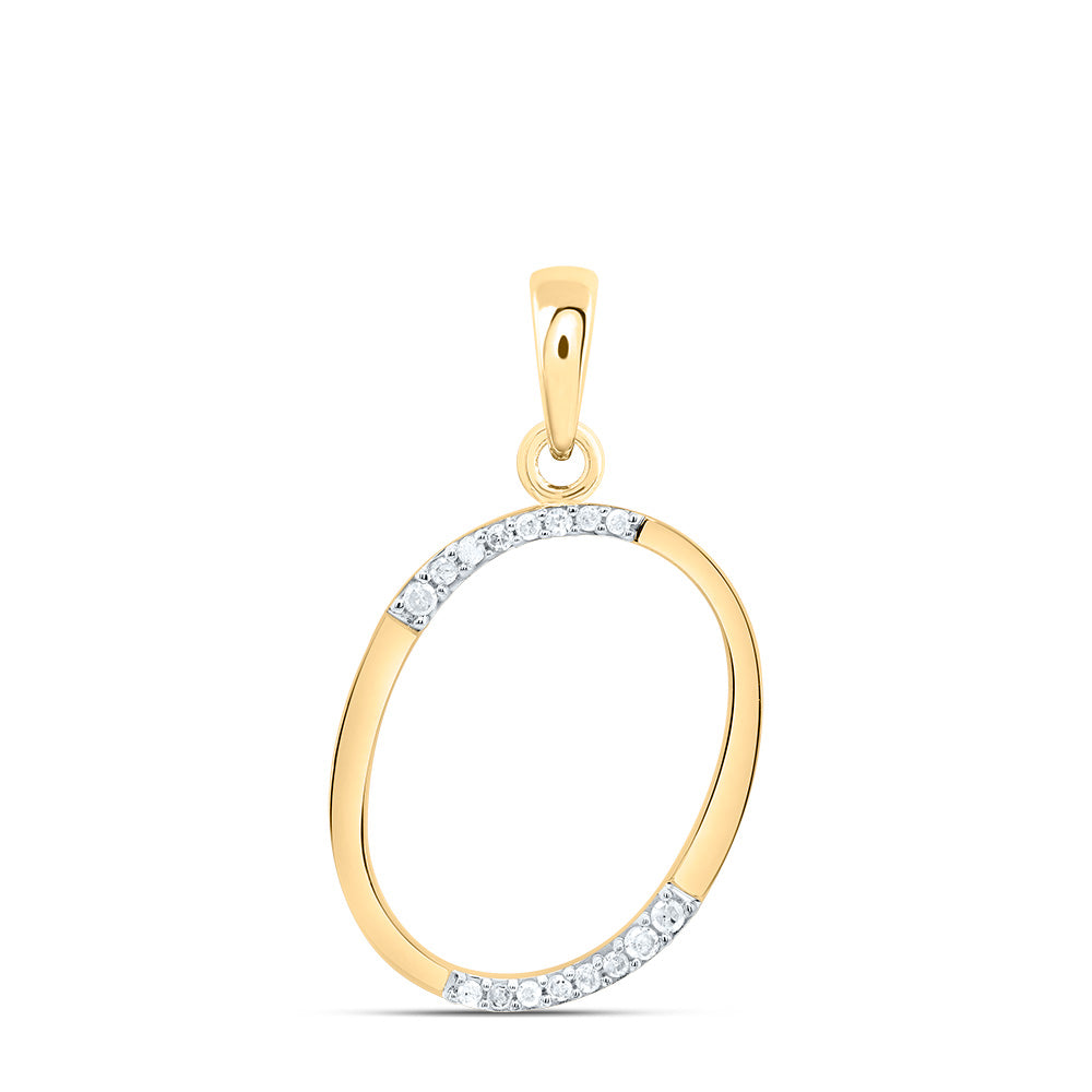 1/12CTW-DIA  ""O "" PENDANT