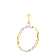 1/12CTW-DIA  ""O "" PENDANT