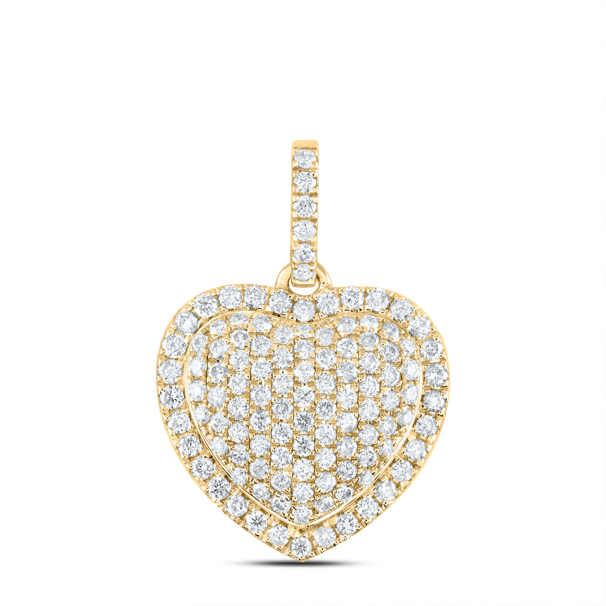 1CTW-DIA CN HEART PENDANT