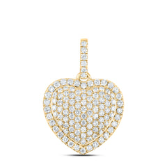 1CTW-DIA CN HEART PENDANT