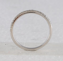 10kt White Gold Womens Round Diamond Bridal Wedding Engagement Ring Band Set 1.00 Cttw (Certified)