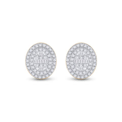 3/8CTW-DIA CN ROUND SHAPE EARRING