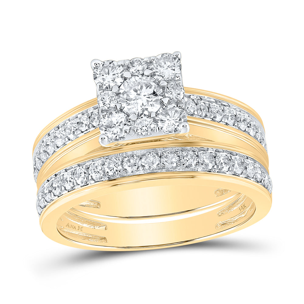 2 1/5CTW-DIA ANA M 1/5CT-CRD HIGH TRIO