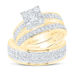 2 1/5CTW-DIA ANA M 1/5CT-CRD HIGH TRIO