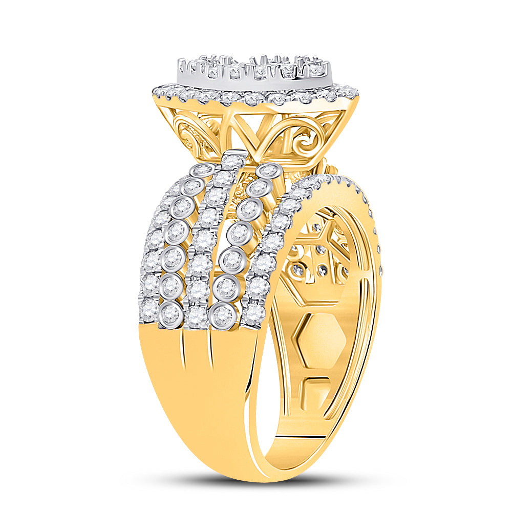 1 3/4CTW-DIA ANA M FASHION RING