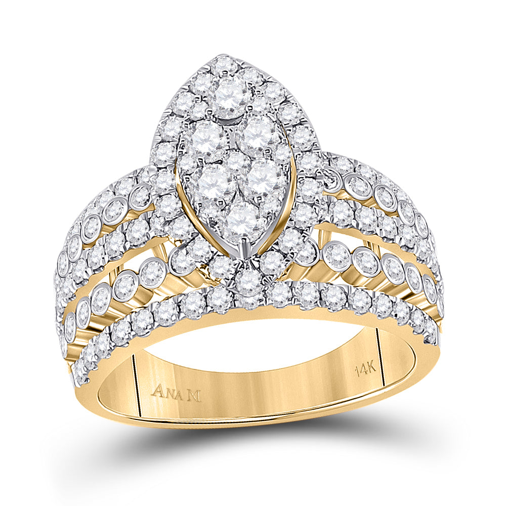 1 3/4CTW-DIA ANA M FASHION RING