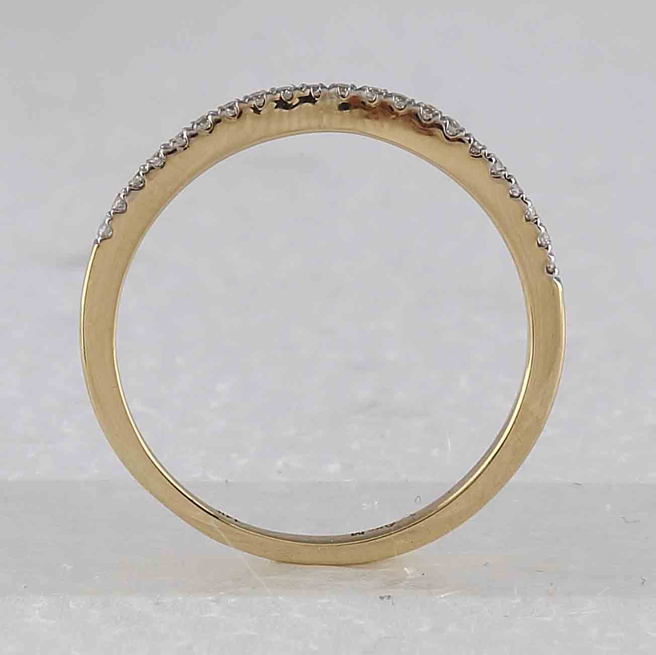 14kt Yellow Gold Womens Round Diamond Bridal Wedding Engagement Ring Band Set 3/4 Cttw
