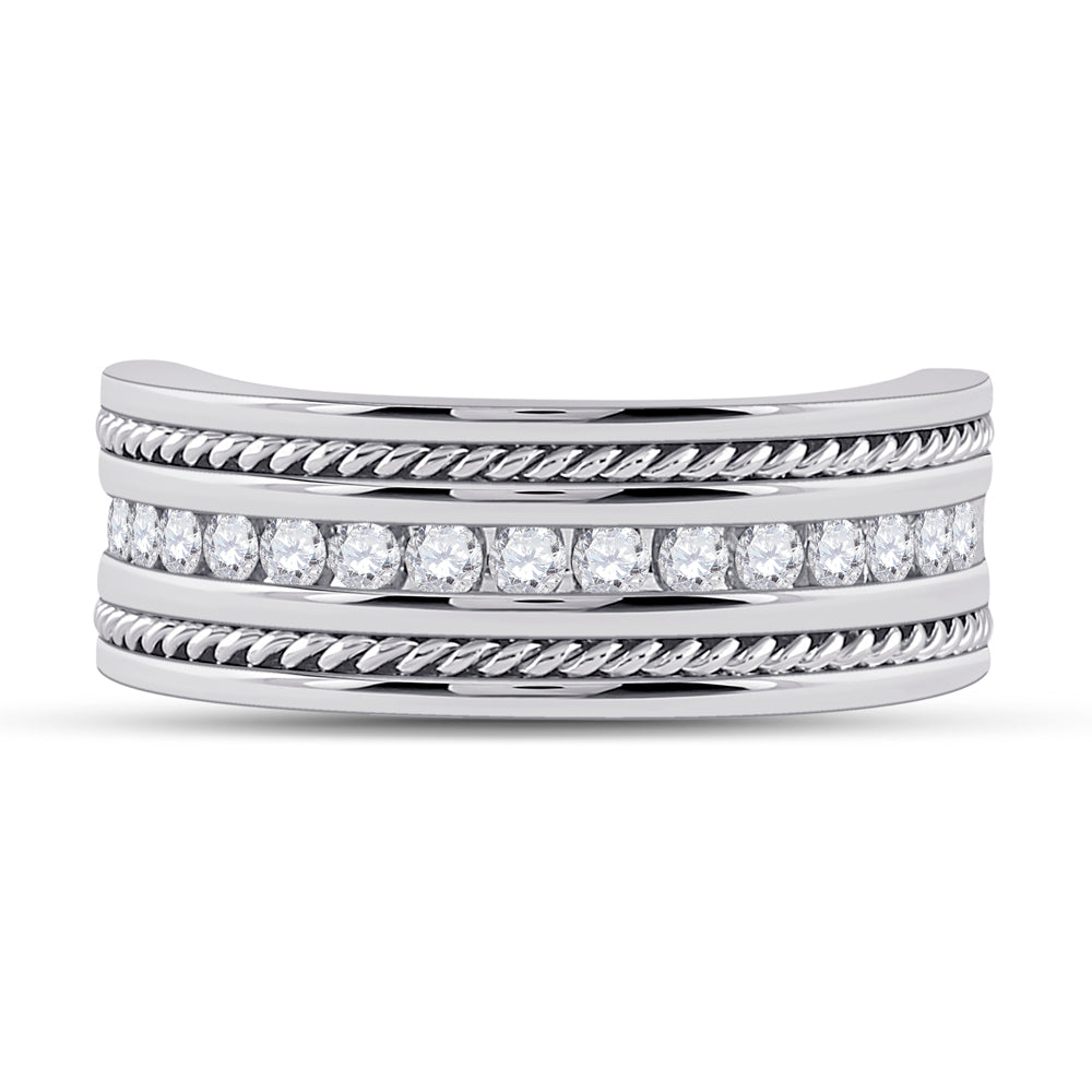 1/2CT-DIA CN TURKISH MENS MACHINE SET BAND